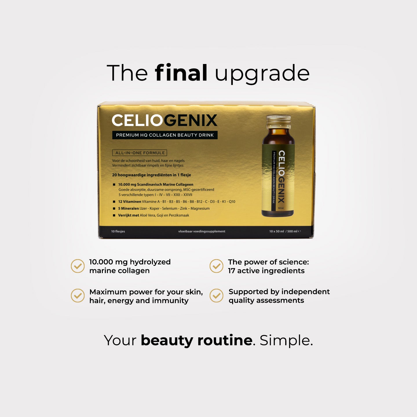 Premium Kollagen Schönheitsgetränk